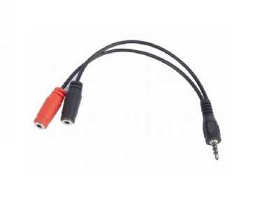 Cable audio 3 5mm adap micrro 0 2m